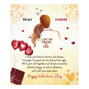 Impression Photo Je T'Aime Pour Toujours Et Jamais  Heureuse Sainte