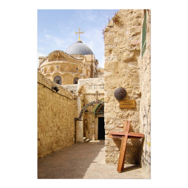 Impression Photo Jérusalem Via Dolorosa Station IX de la Croix (Devant)
