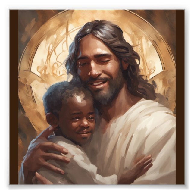 Impression Photo Jésus art (Devant)