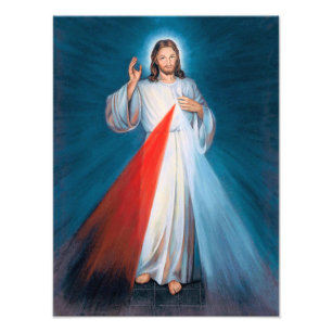 Impression Photo Jésus-Christ Miséricorde Divine Sacré-Cœur de Jésu
