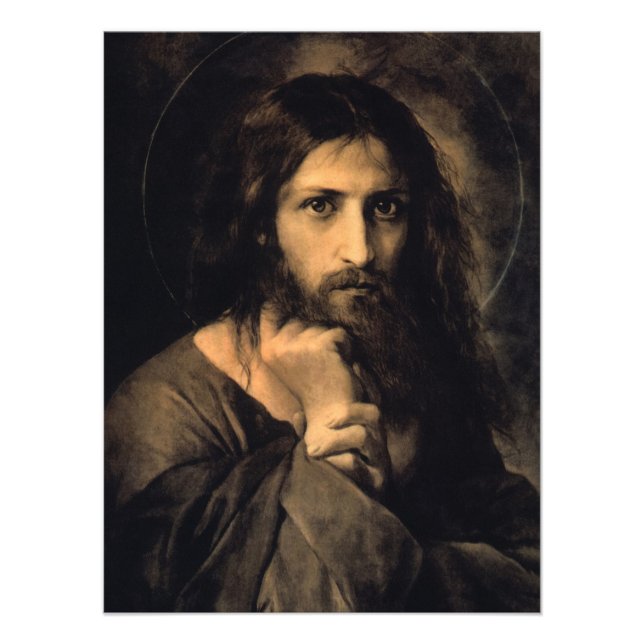 Impression Photo Jésus Christ par Georg Cornicelius (Devant)