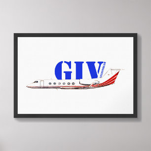 Impression Photo Jet privé Gulfstream IV de luxe