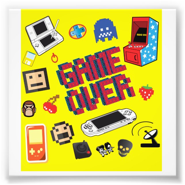Impression Photo Jeu de gamer informatique (Devant)