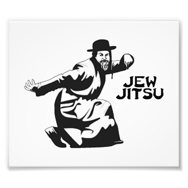 Impression photo Jew Jitsu | Cadeaux Juifs Bar Mit (Devant)