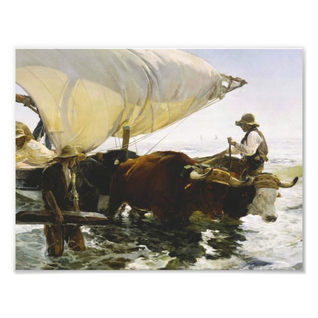 Impression Photo Joaquin Sorolla - Le retour de la pêche (Devant)