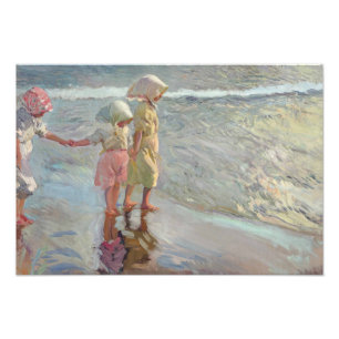 Impression Photo Joaquin Sorolla - Les Trois Soeurs