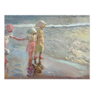 Impression Photo Joaquin Sorolla - Les Trois Soeurs