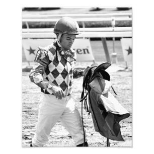 Impression Photo Joel Rosario, jockey gagnant du Dubai Derby