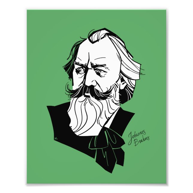 Impression Photo Johannes Brahms (Devant)