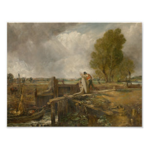 Impression Photo John Constable - Étude d'un bateau traversant une 