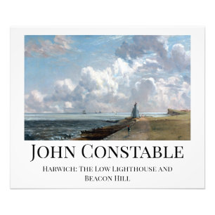 Impression Photo John Constable Harwich L'affiche du phare bas