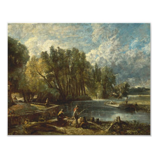 Impression Photo John Constable - Stratford Mill (Devant)