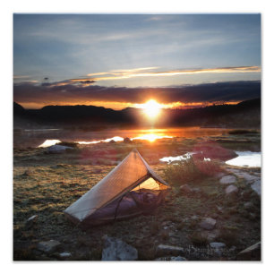 Impression Photo John Muir Trail Camp Sunrise - Sierra Nevada