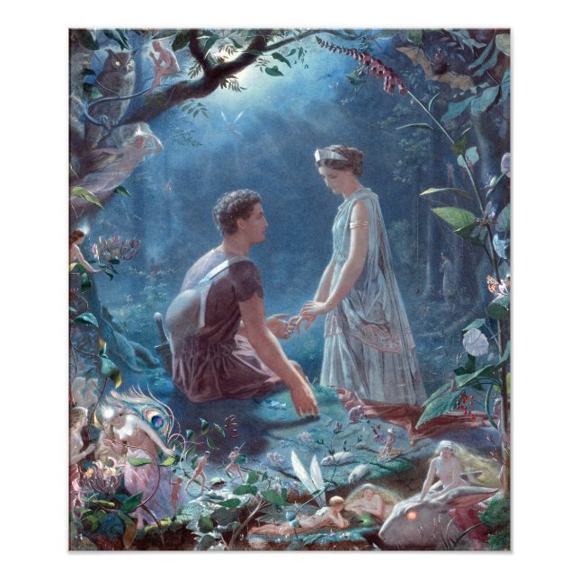 Impression Photo John Simmons Hermia et Lysander Une nuit d'été (Devant)