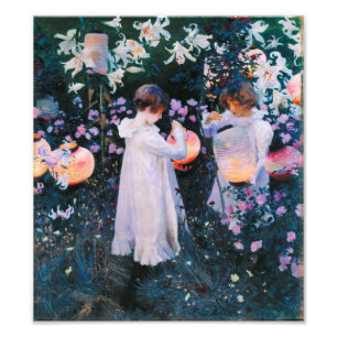 Impression Photo John Singer Sargent Carnation Lily Lily Rose