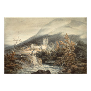 Impression Photo Joseph Mallord William Turner - Abbaye de Llanthon