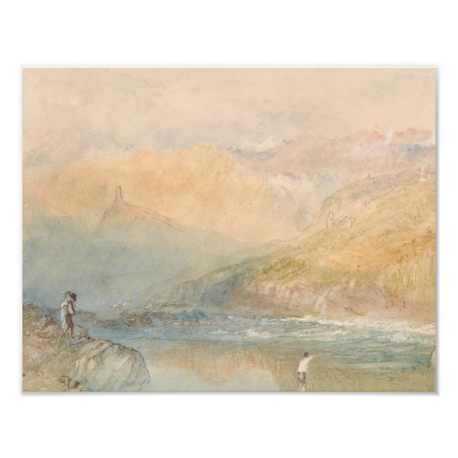 Impression Photo Joseph Mallord William Turner - Sur le Mosell (Devant)