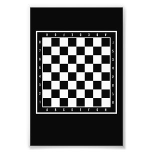 Impression Photo Joueur d'échecs jeu d'échecs