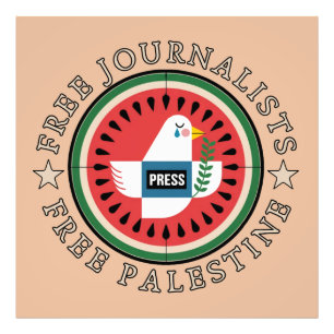 Impression Photo Journalistes libres Libérez la Palestine