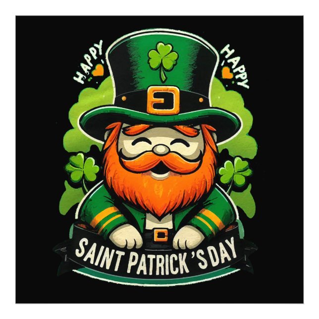 Impression Photo Joyeuse Saint-Patrick (Devant)