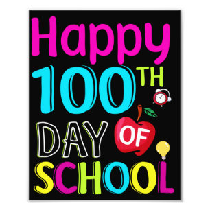 Impression Photo Joyeux 100ème jour d'école