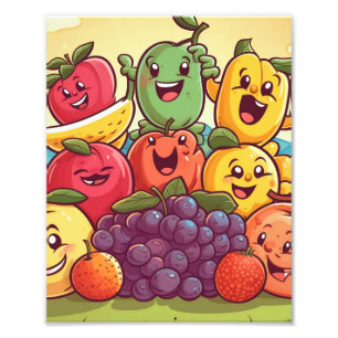 Impression Photo Joyeux Cadeau Fruits Pour Enfants