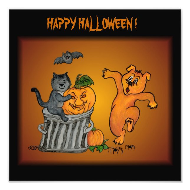 Impression Photo Joyeux Halloween ! 5 (Devant)