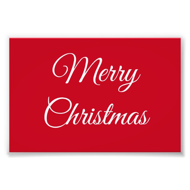 Impression Photo Joyeux Noël (Devant)