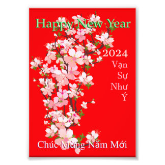Impression Photo Joyeux Nouvel An Têt Chúc Msubstantif Năm Mớ i Xuâ