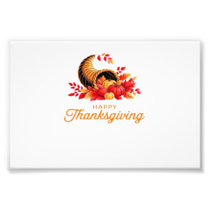 Impression Photo Joyeux Thanksgiving T-Shirt Classique.png