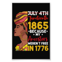 Juneteenth Parce que mes ancêtres n'étaient pas li