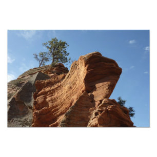 Impression Photo Jusqu'à Angels Landing dans le parc national de Zi