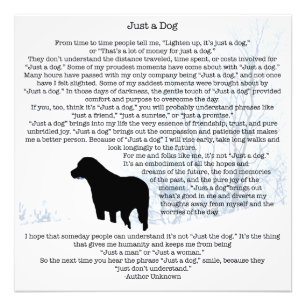 Impression Photo Juste un citation de chien - Black Labrador