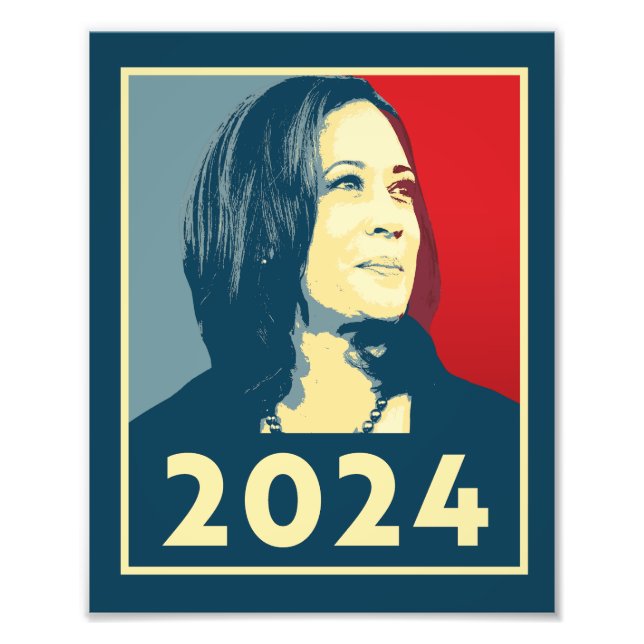 Impression Photo Kamala Harris 2024 (Devant)