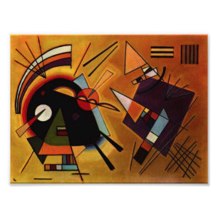 Impression photo Kandinsky noir et violet