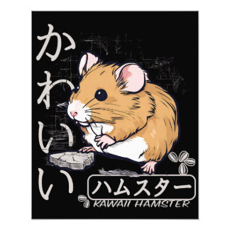 Impression Photo Kawaii Hamster