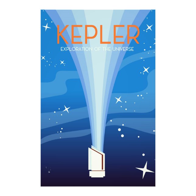 Impression Photo Kepler - Exploration de l'univers (Devant)