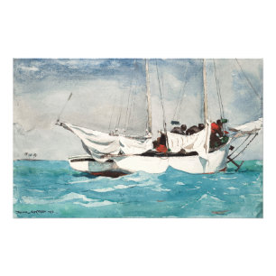 Impression Photo Key West, Lever l'ancre (1903) par Winslow Homer