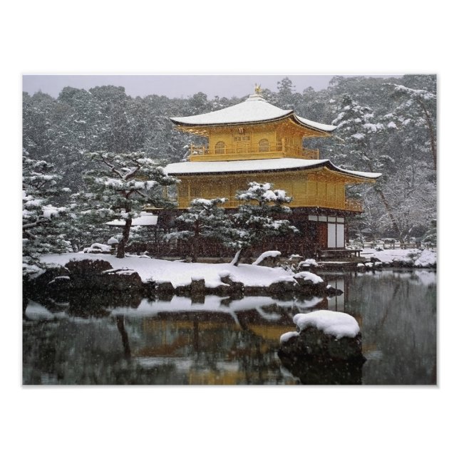 Impression Photo Kinkaku Snow (Devant)