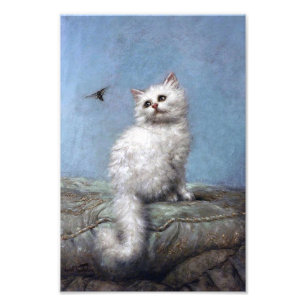 Impression Photo Kitten et Bee, Carl Kahler