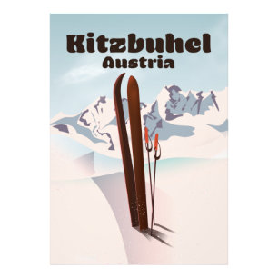 Impression Photo kitzbuhel affiche autrichienne