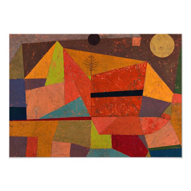 Impression Photo Klee - Joyful Mountain Landcape (Devant)