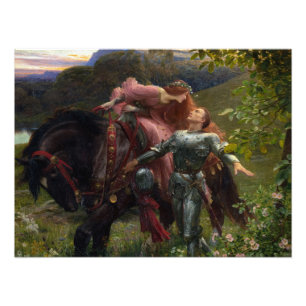 Impression Photo La belle dame sans miséricorde par Frank Dicksee