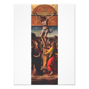 Impression Photo La Crucifixion d'après Carlo Crivelli Art Sacré