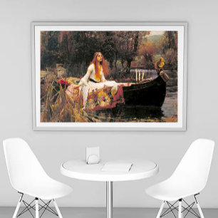 Impression Photo La Dame de Shalott 1888 John William Waterhouse