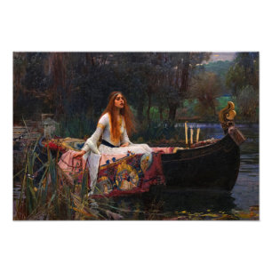 Impression Photo La Dame de Shalott par John William Waterhouse
