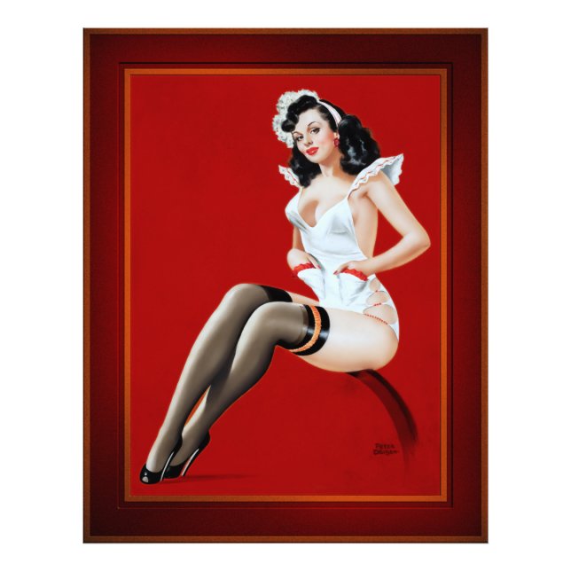 Impression Photo La domestique de Peter Driben (Devant)