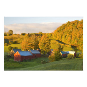 Impression Photo La ferme Jenne à Woodstock, Vermont. Chute. 2