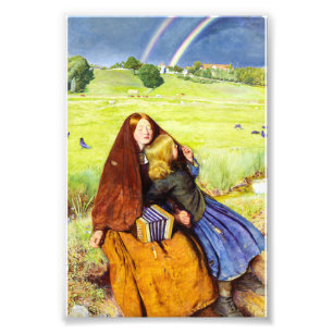 Impression Photo La Fille aveugle par John Everett Millais