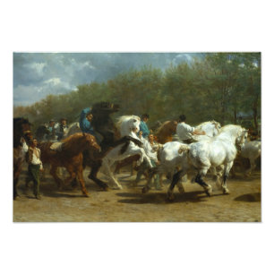 Impression Photo La Foire du Cheval de Rosa Bonheur